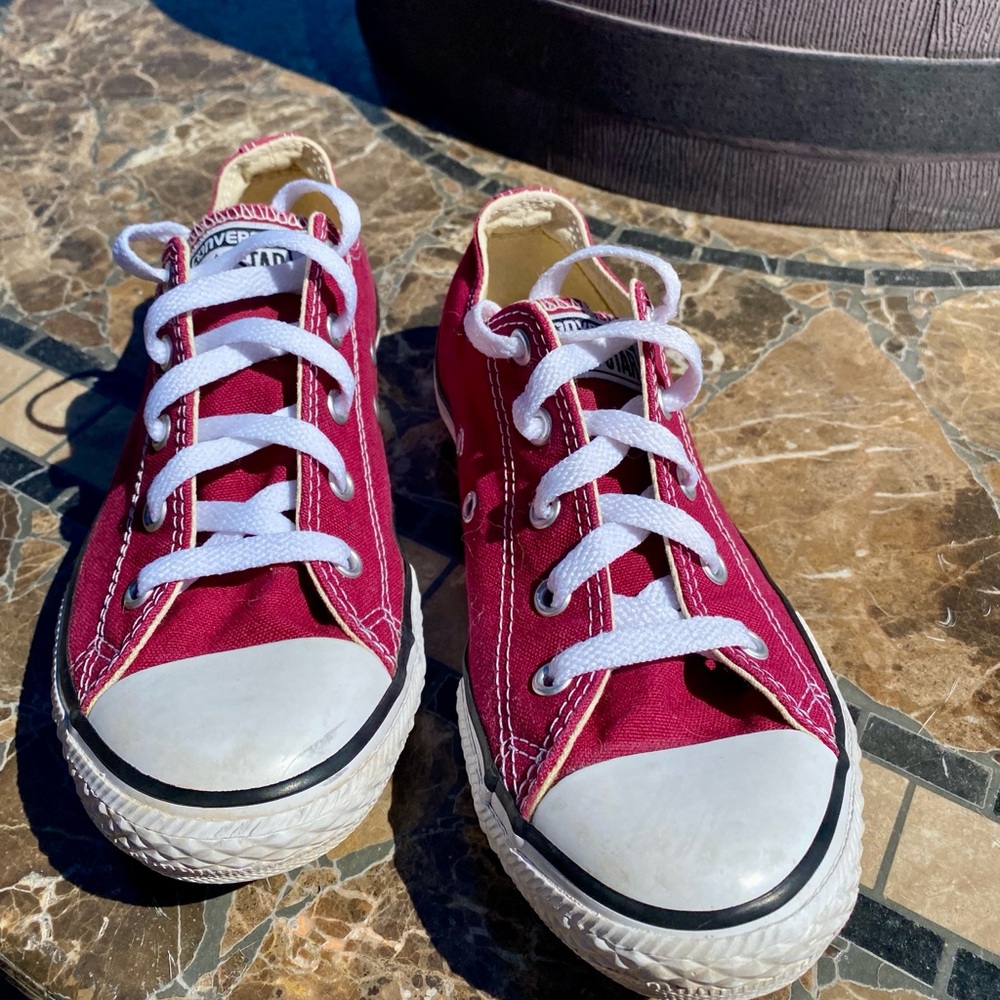 Converse Kids Sneakers in Bold Red